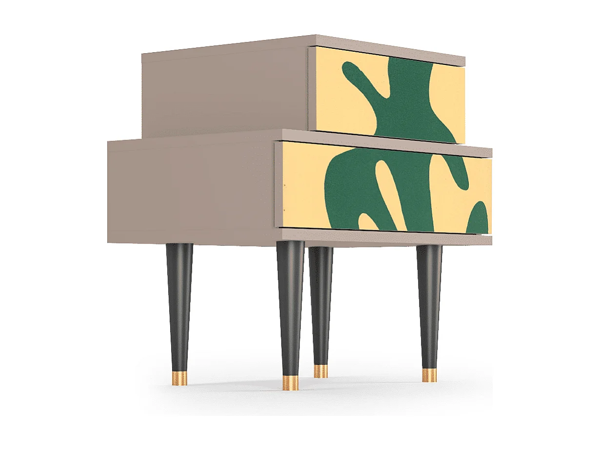 Table de nuit - 58х58х41 cm - NS1 - Constellations by Arp, Latte