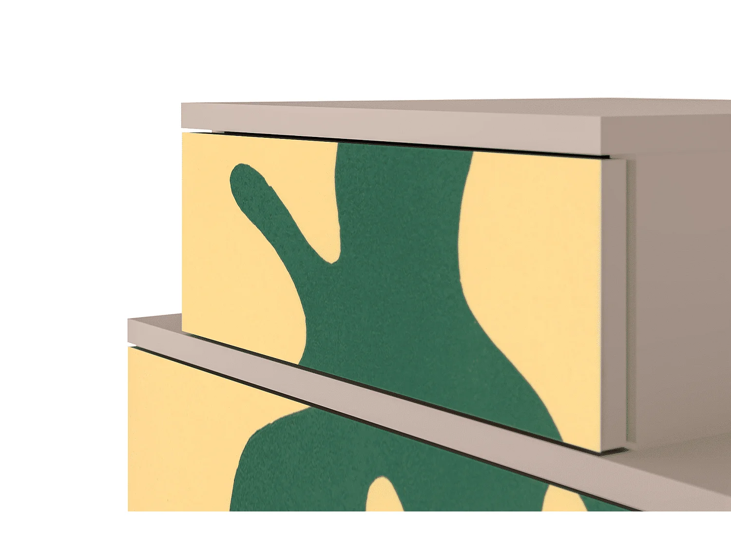 Table de nuit - 58х58х41 cm - NS1 - Constellations by Arp, Latte