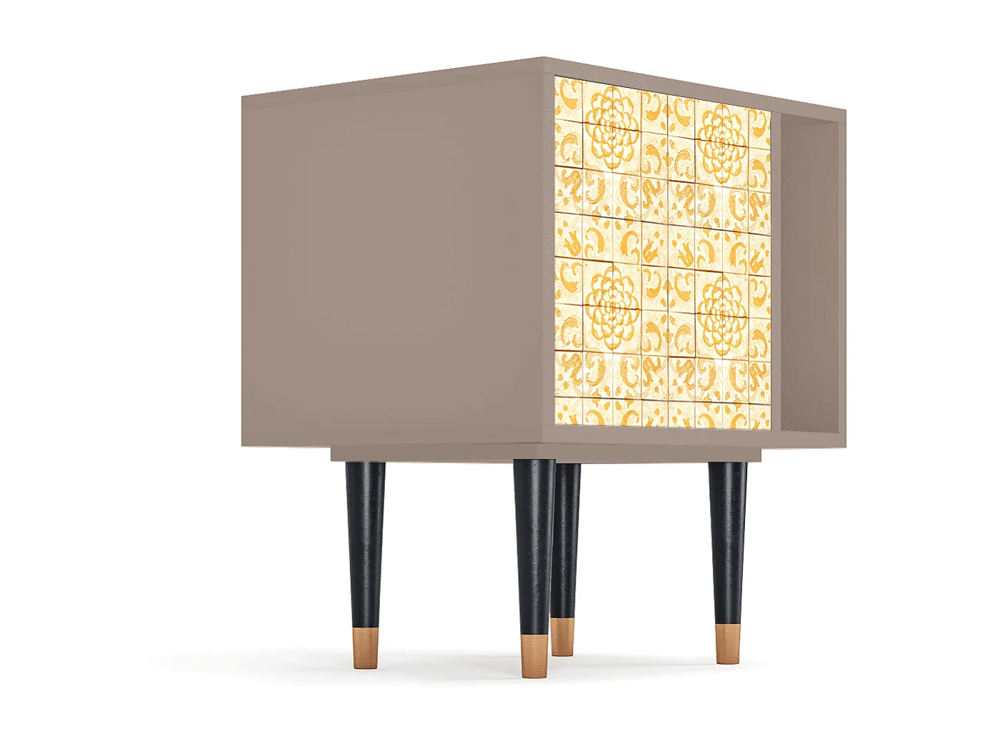 Table de nuit - 57х69х48 cm - S2 - Sunshiny Tile, Latte