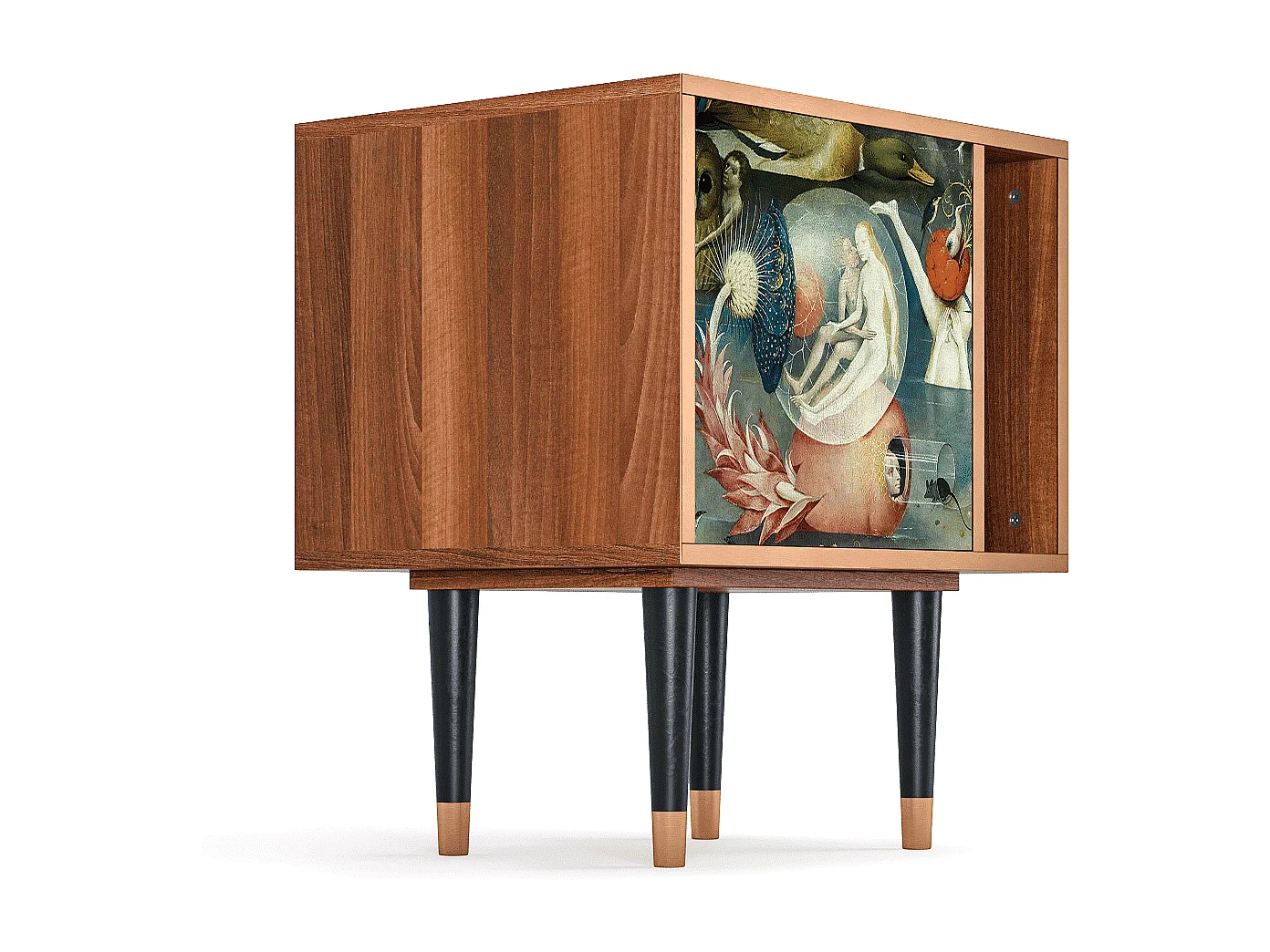 Stolik nocny - 57х69х48 cm - S2 - The Garden Of by Bosch, Orzech