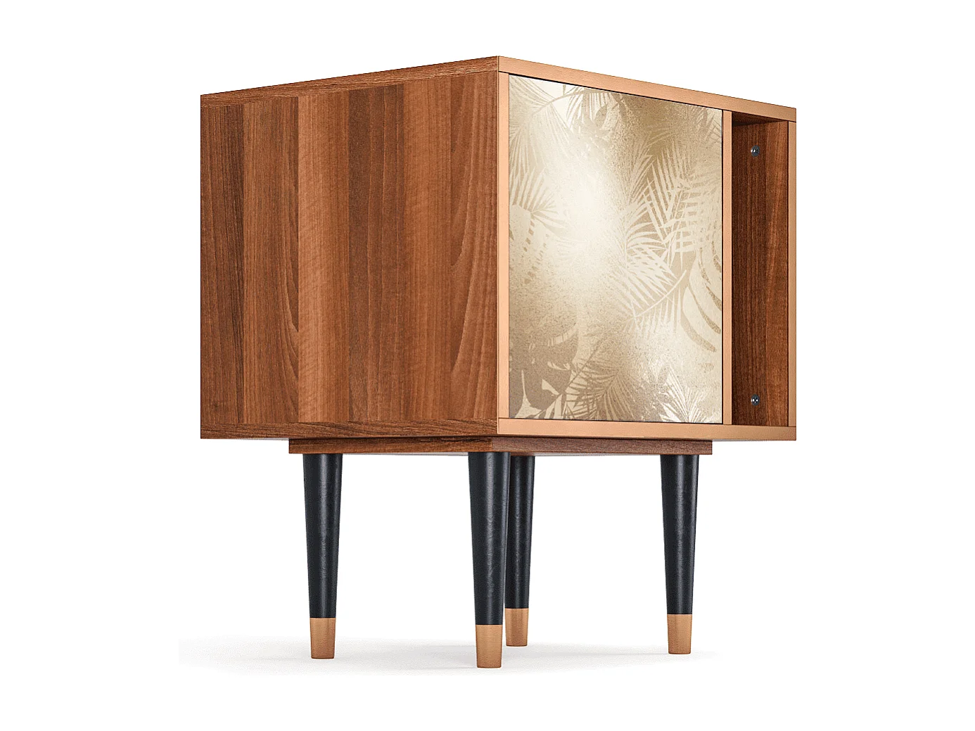 Stolik nocny - 57х69х48 cm - S2 - Plant of the Dessert, Orzech