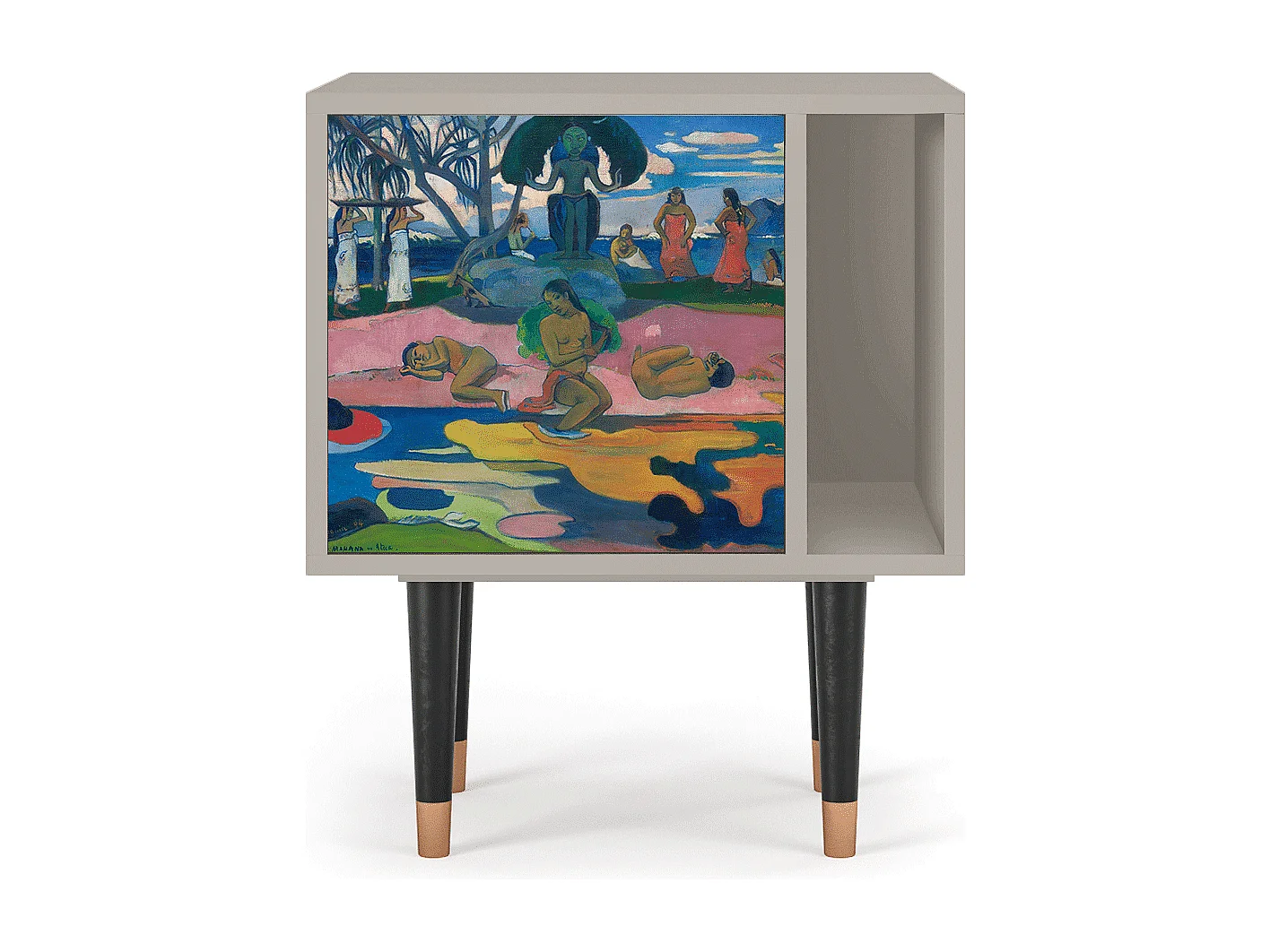 Stolik nocny - 57х69х48 cm - S2 - Day of the God, Piaskowy