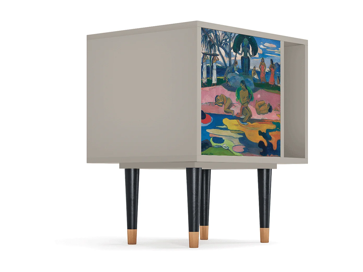 Stolik nocny - 57х69х48 cm - S2 - Day of the God, Piaskowy