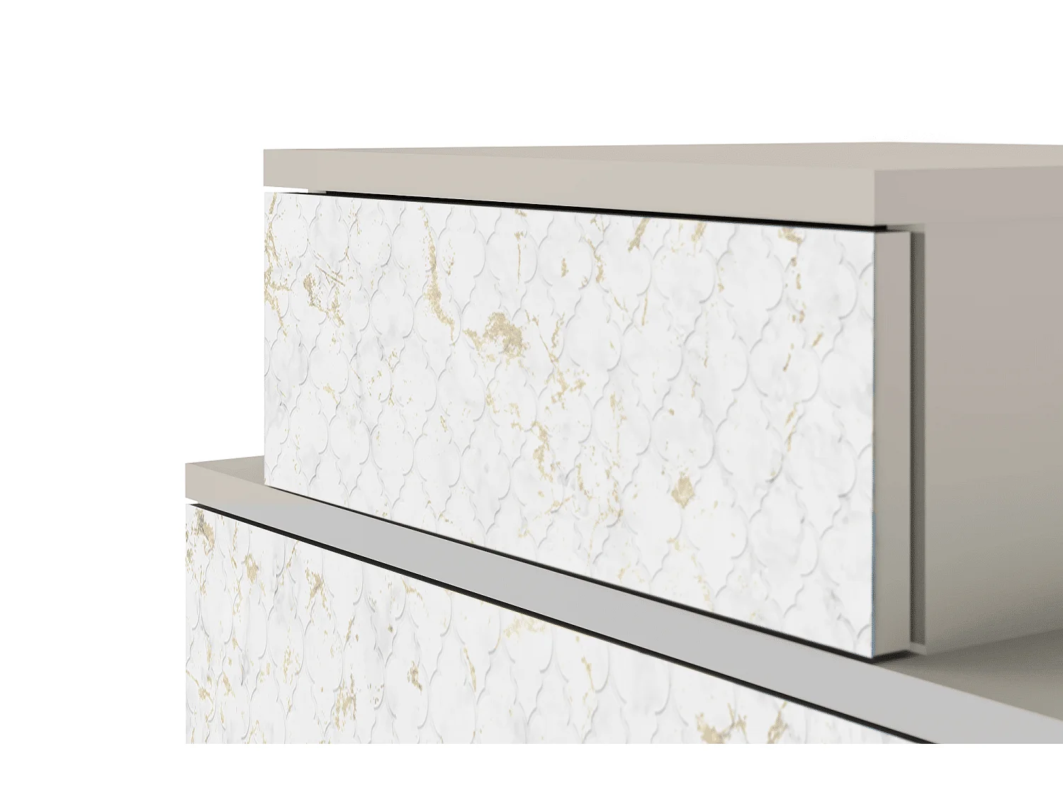 Nachtkastje - 58х58х41 cm - NS1 - Sweet Cotton, Zand