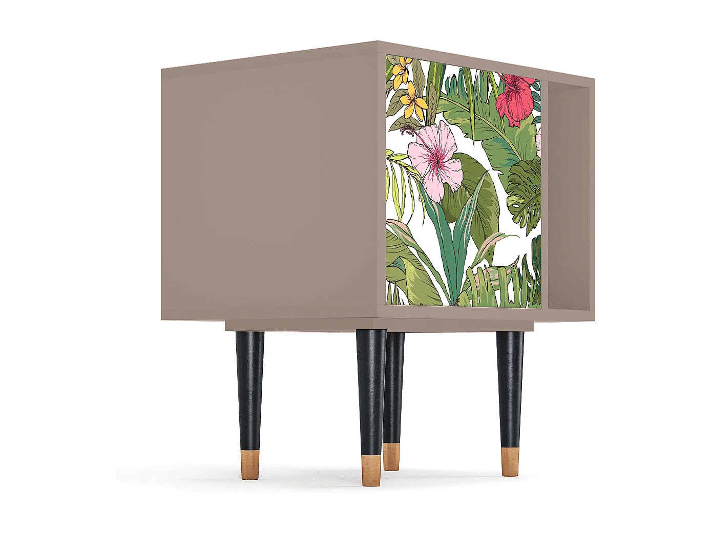 Table de nuit - 57х69х48 cm - S2 - Verdant Tropics, Latte