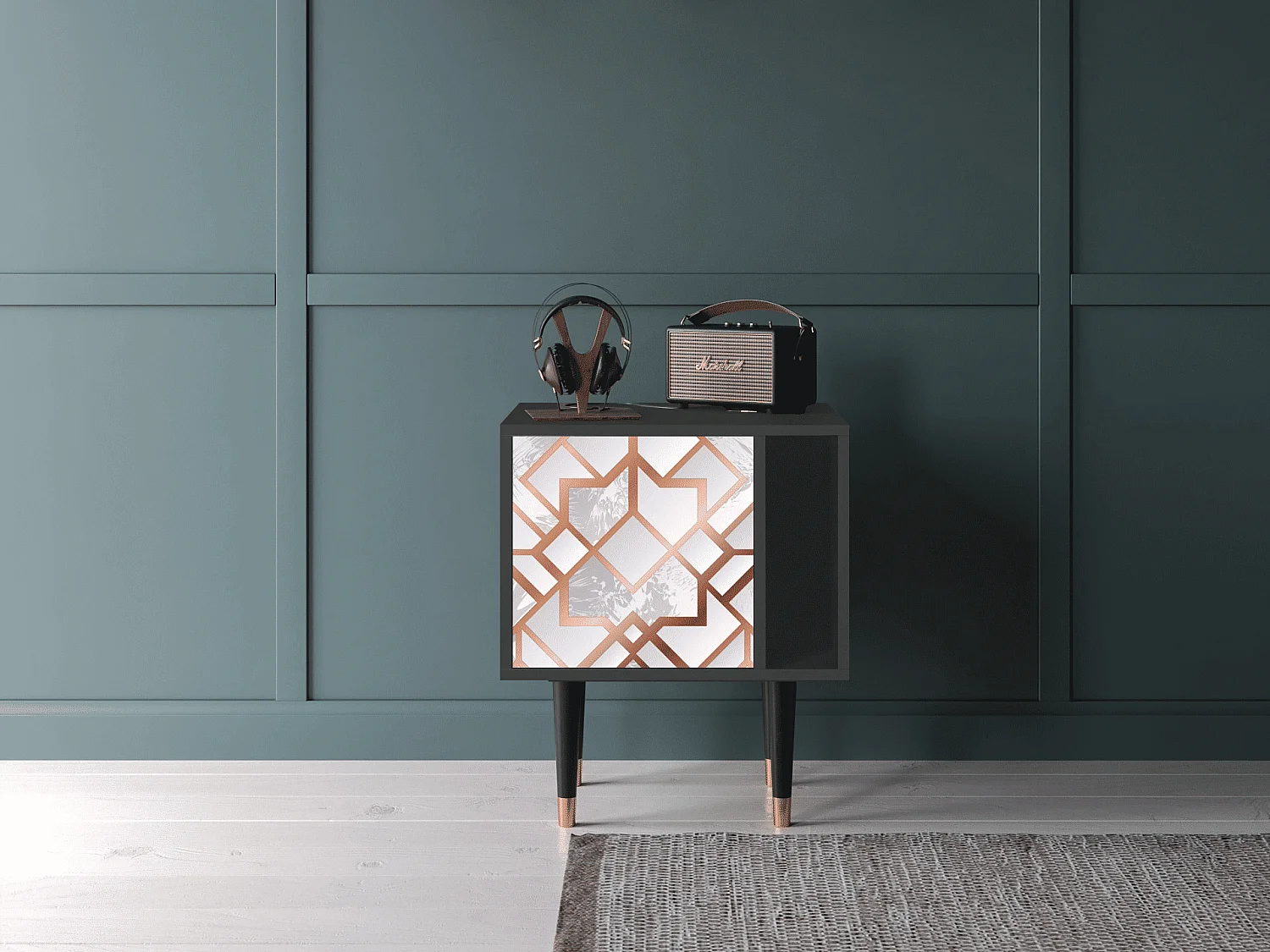 Table de nuit - 57х69х48 cm - S2 - Pastel Fairytale, Anthracite