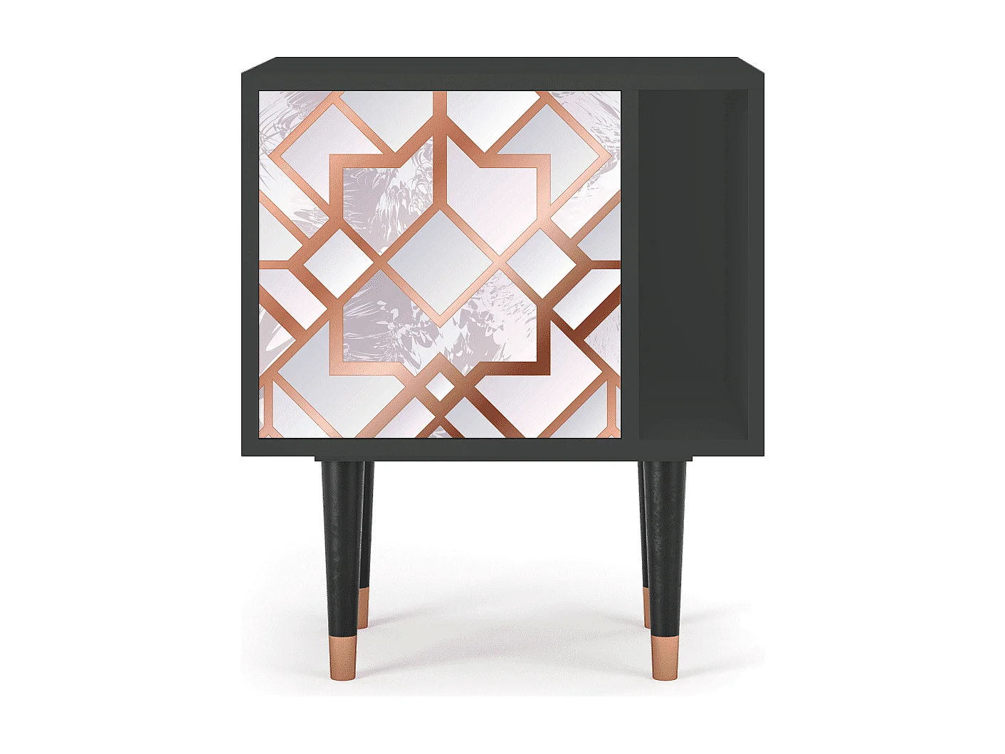 Table de nuit - 57х69х48 cm - S2 - Pastel Fairytale, Anthracite