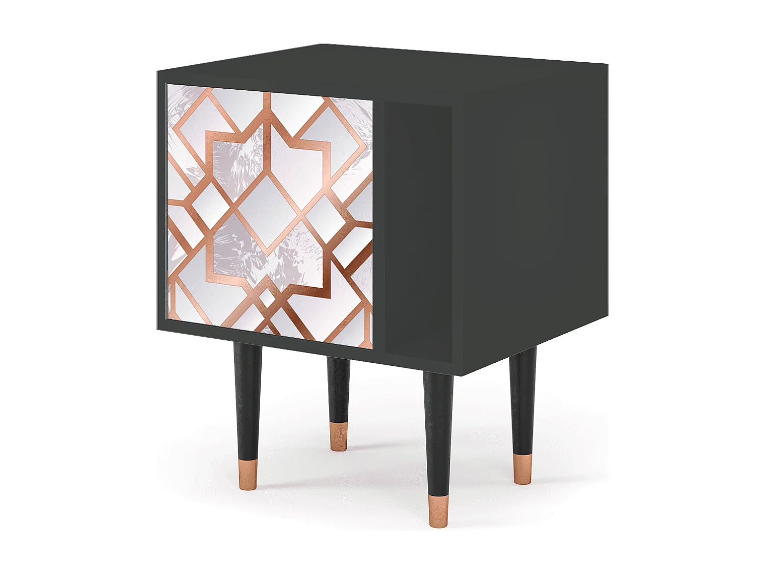 Table de nuit - 57х69х48 cm - S2 - Pastel Fairytale, Anthracite