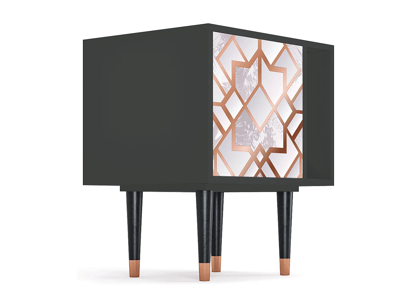 Table de nuit - 57х69х48 cm - S2 - Pastel Fairytale, Anthracite