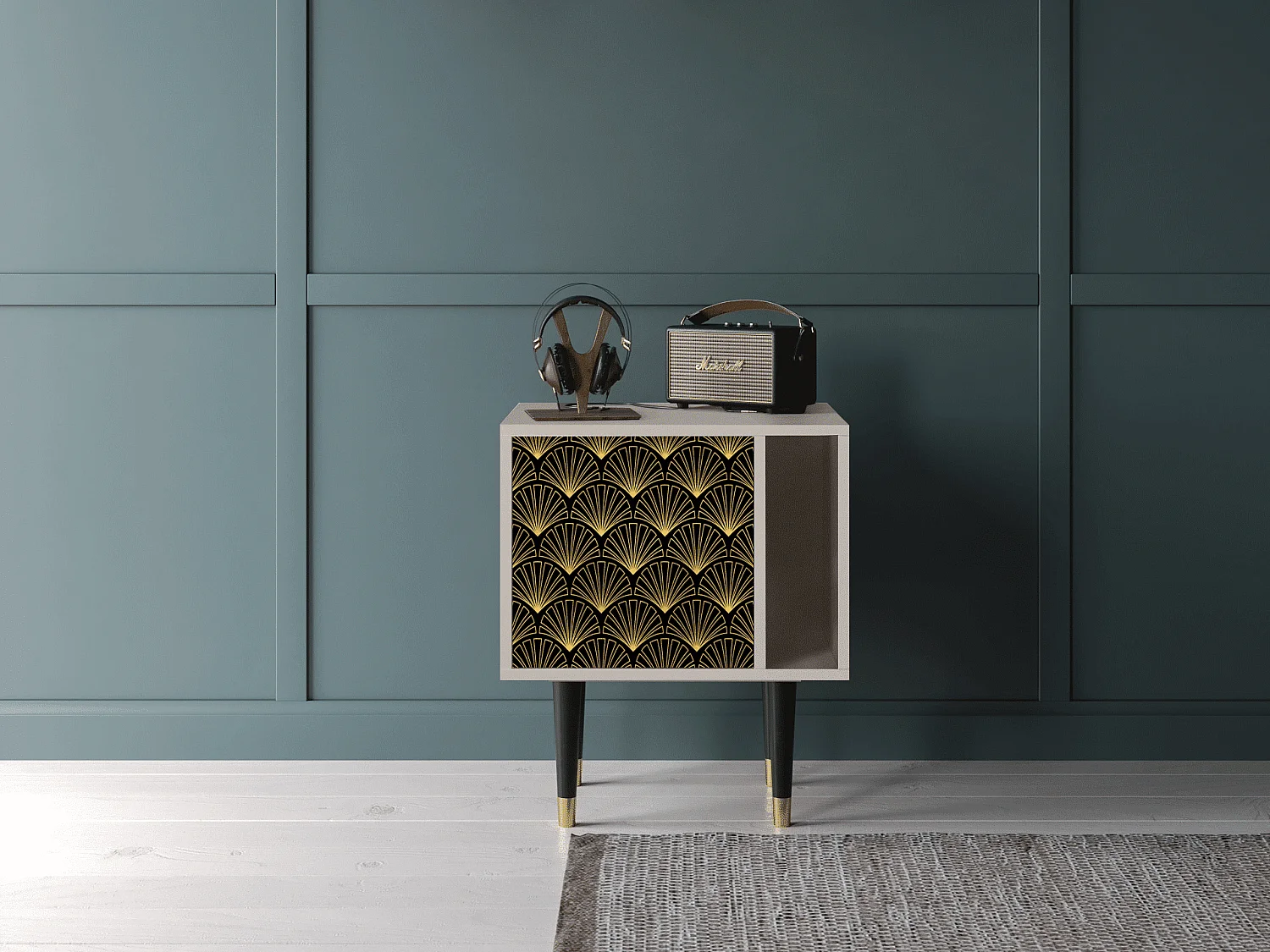 Table de nuit - 57х69х48 cm - S2 - Bird of Juno, Sable