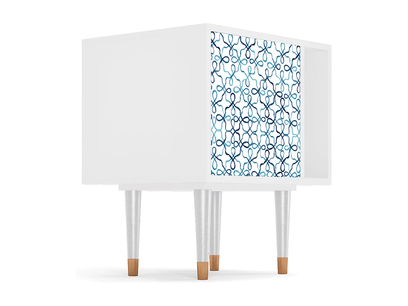 Nachtkastje - 57х69х48 cm - S2 - Marine Strings, Wit