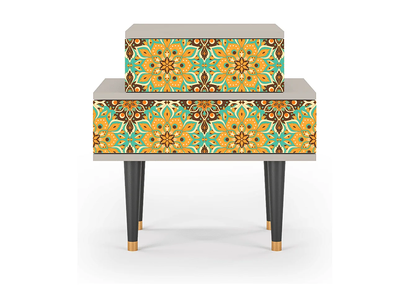 Nachtkastje - 58х58х41 cm - NS1 - Indian Spices, Zand