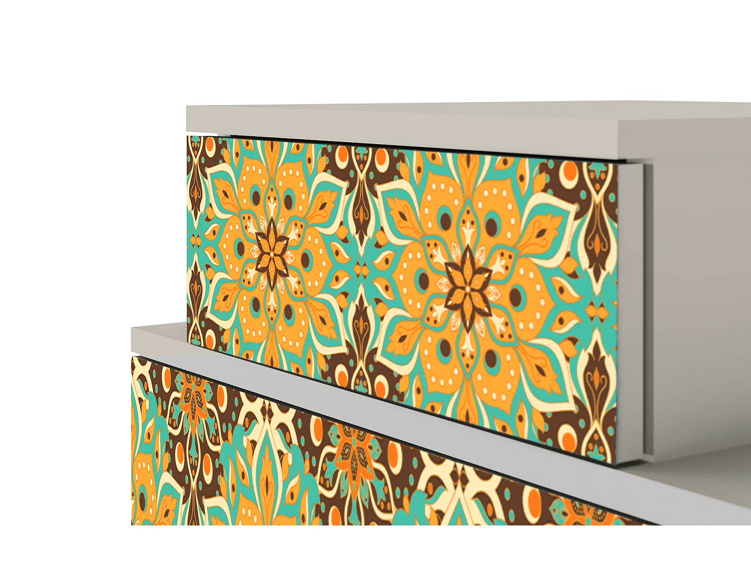 Nachtkastje - 58х58х41 cm - NS1 - Indian Spices, Zand