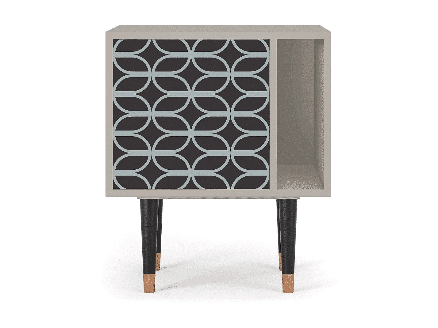 Table de nuit - 57х69х48 cm - S2 - Braided Blue, Sable