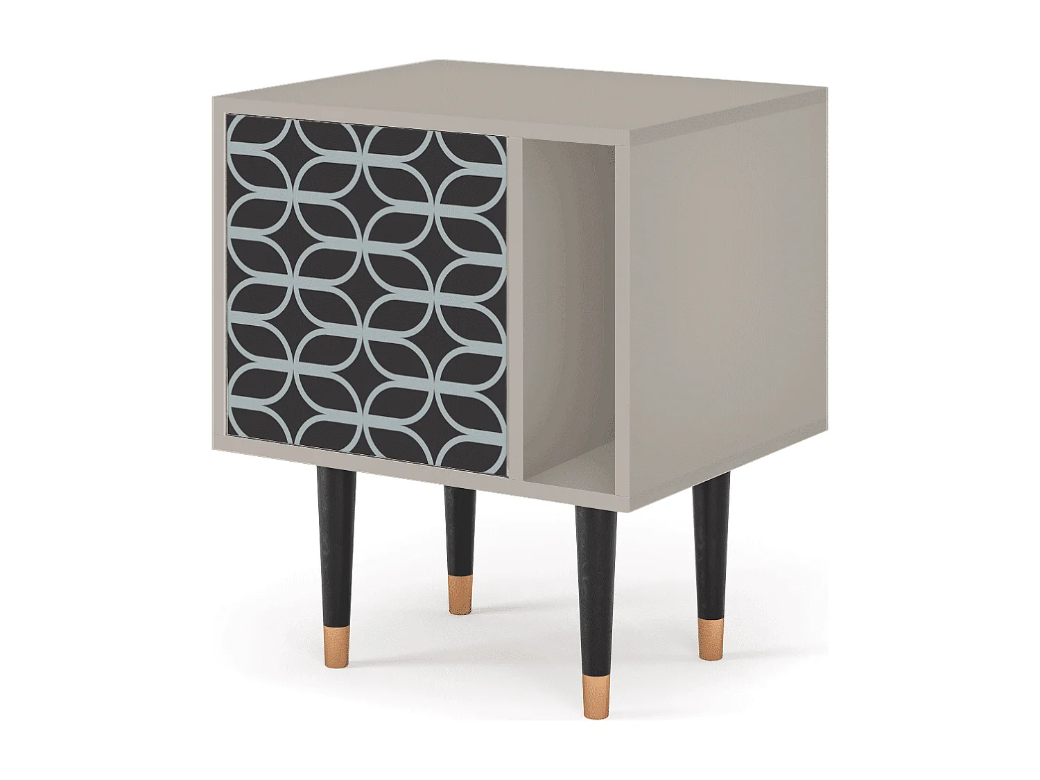 Table de nuit - 57х69х48 cm - S2 - Braided Blue, Sable