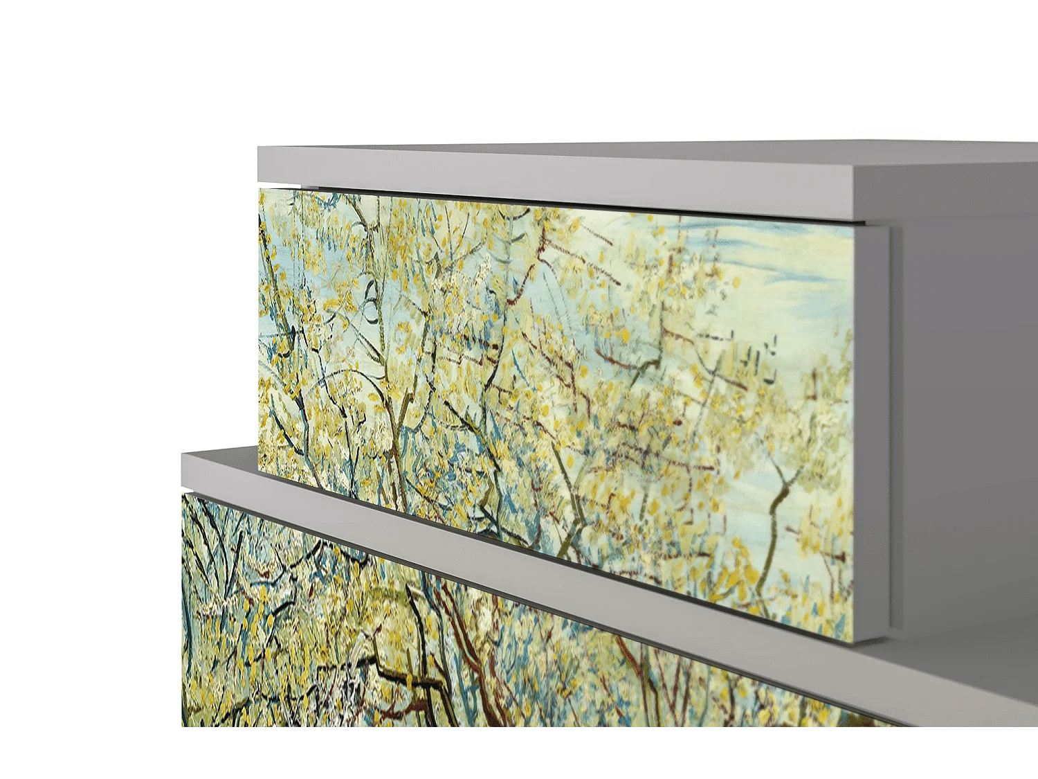 Nachtkastje - 58х58х41 cm - NS1 - The Wit Orchard, Grijs