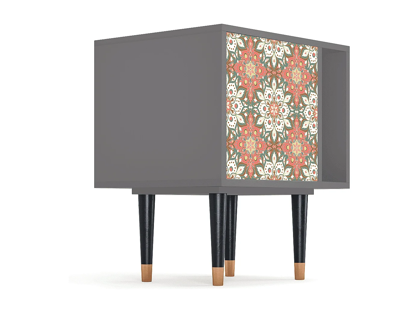 Table de nuit - 57х69х48 cm - S2 - Peach Grove, Gris