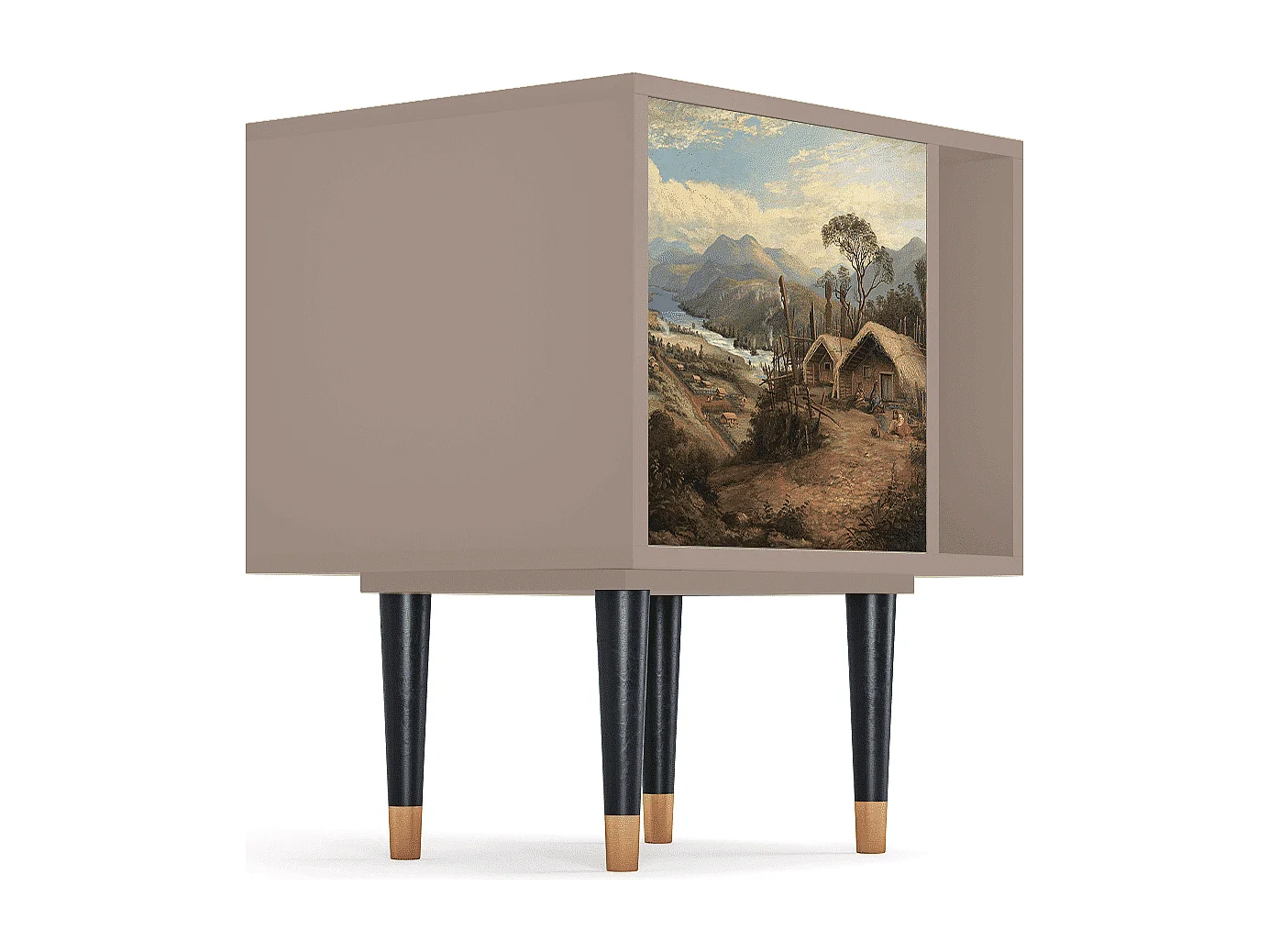 Nachttisch - 57х69х48 cm - S2 - View Across the Plains , Latte