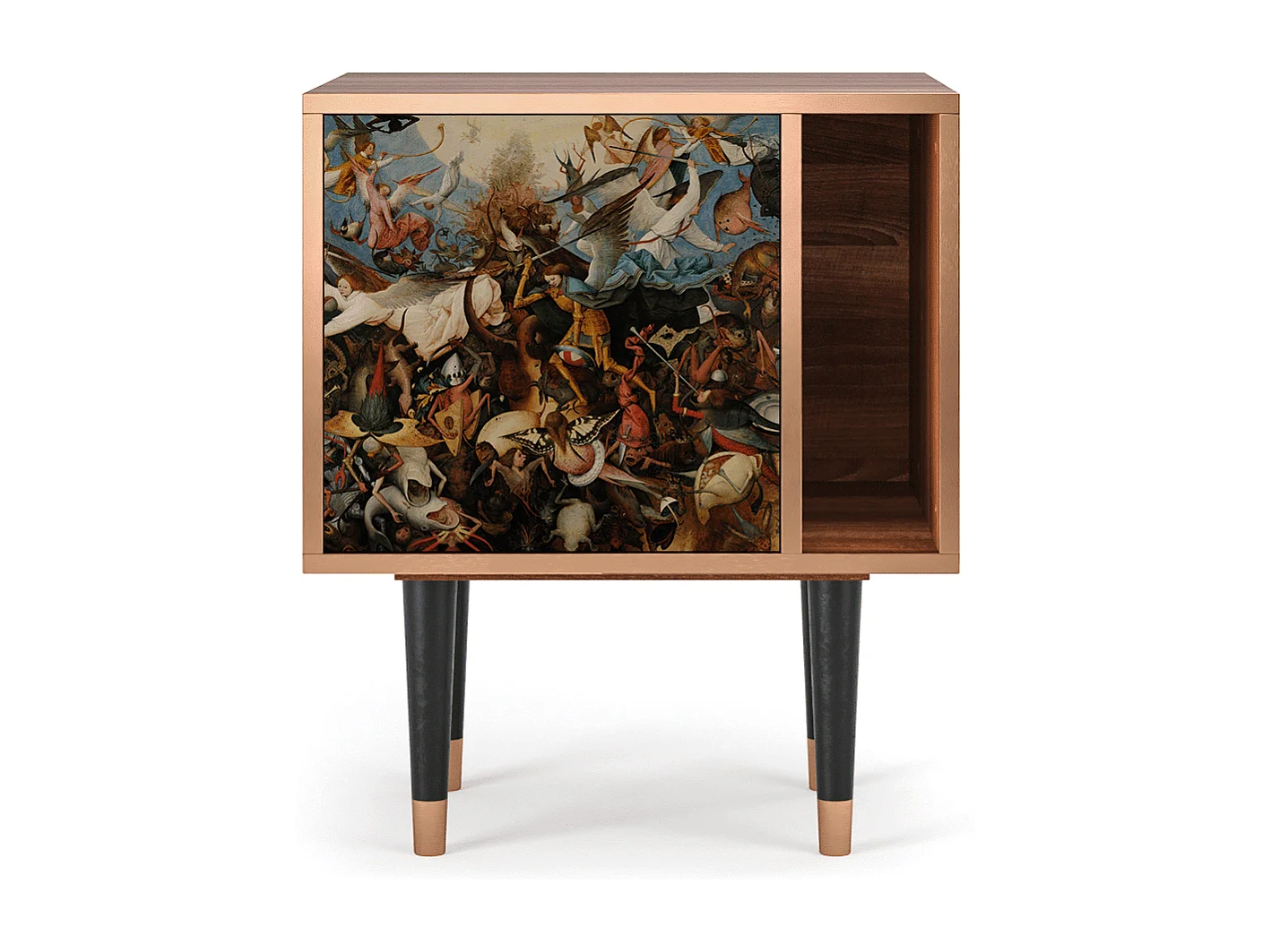 Stolik nocny - 57х69х48 cm - S2 - The Fall, Orzech