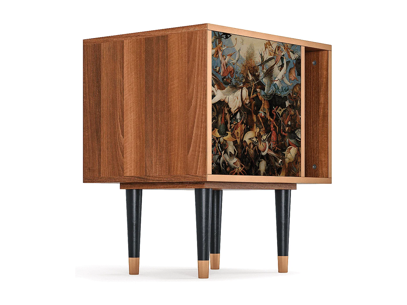 Stolik nocny - 57х69х48 cm - S2 - The Fall, Orzech