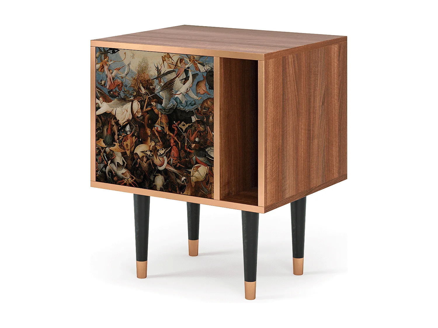 Criado-mudo - 57х69х48 cm - S2 - The Fall, Nogueira