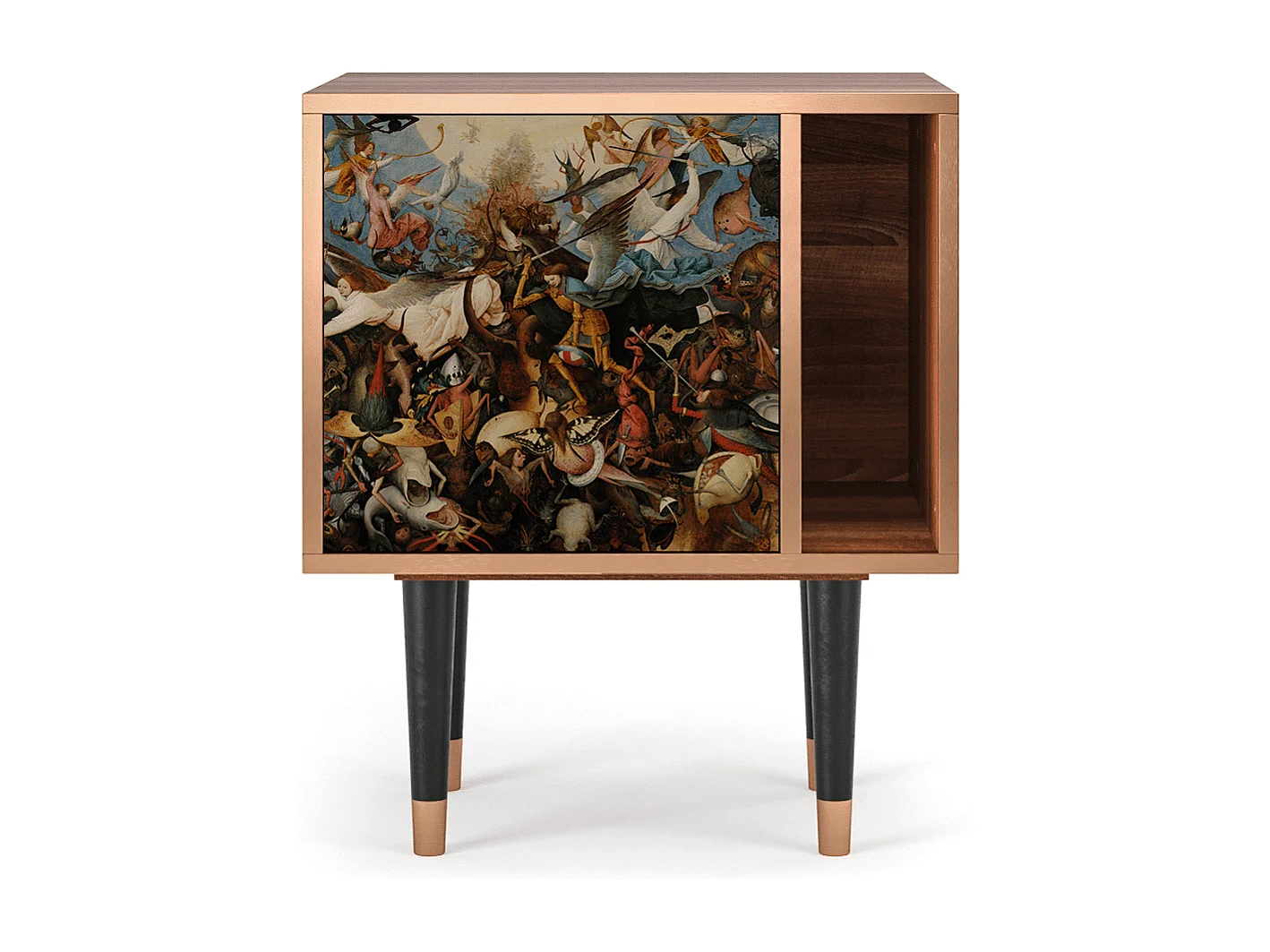 Stolik nocny - 57х69х48 cm - S2 - The Fall, Orzech