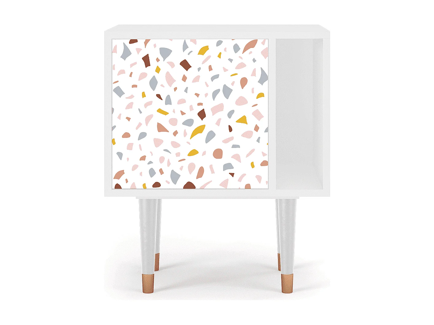 Comodino - 57х69х48 cm - S2 - Marmelade Cheese, Bianco