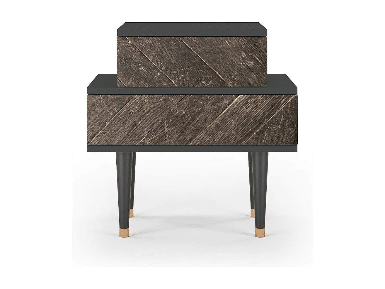 Table de nuit - 58х58х41 cm - NS1 - Wise Tree, Anthracite