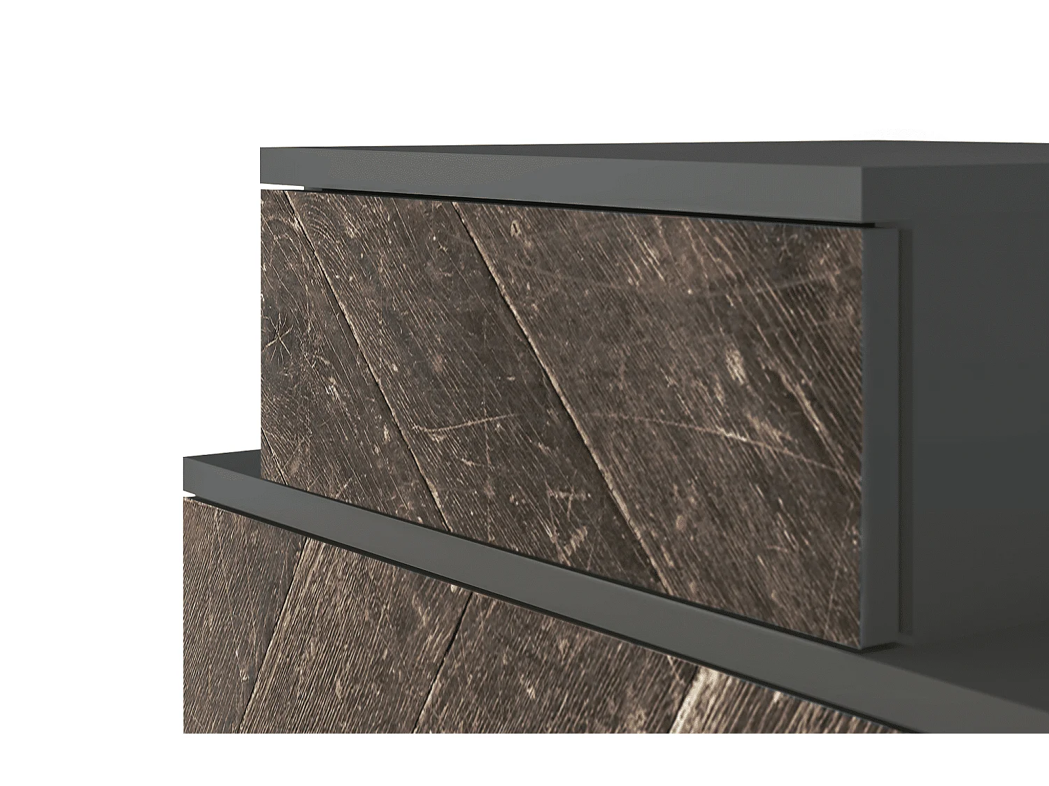 Table de nuit - 58х58х41 cm - NS1 - Wise Tree, Anthracite