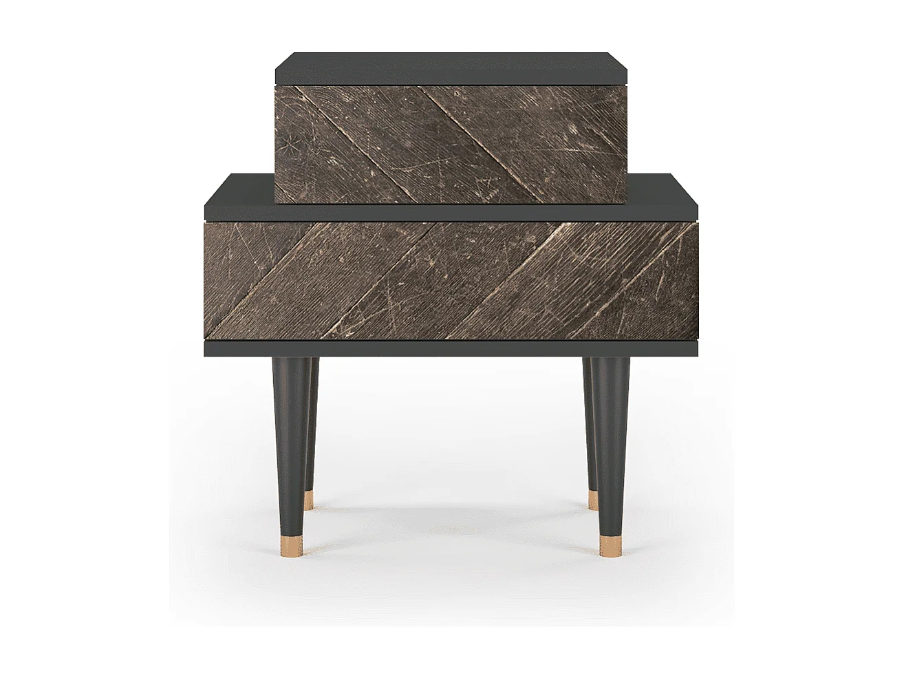 Nachtkastje - 58х58х41 cm - NS1 - Wise Tree, Antraciet