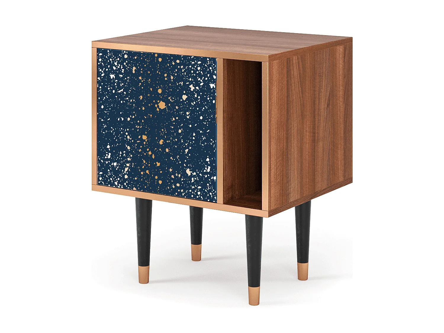 Table de nuit - 57х69х48 cm - S2 - Starfall, Noyer