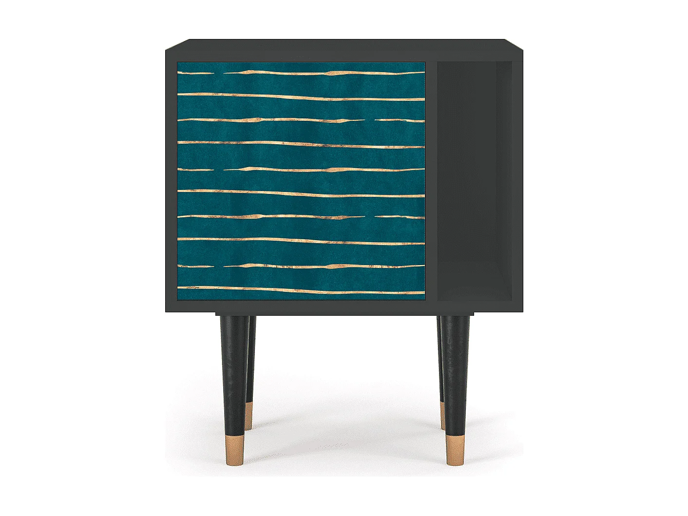 Comodino - 57х69х48 cm - S2 - Ocean Drive, Antracite