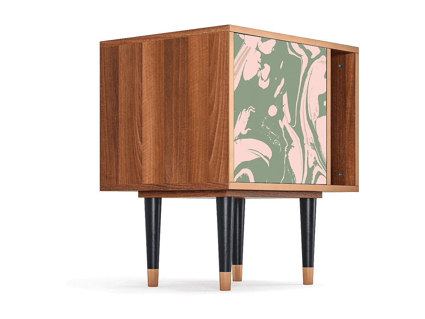 Table de nuit - 57х69х48 cm - S2 - Aquarelle, Noyer