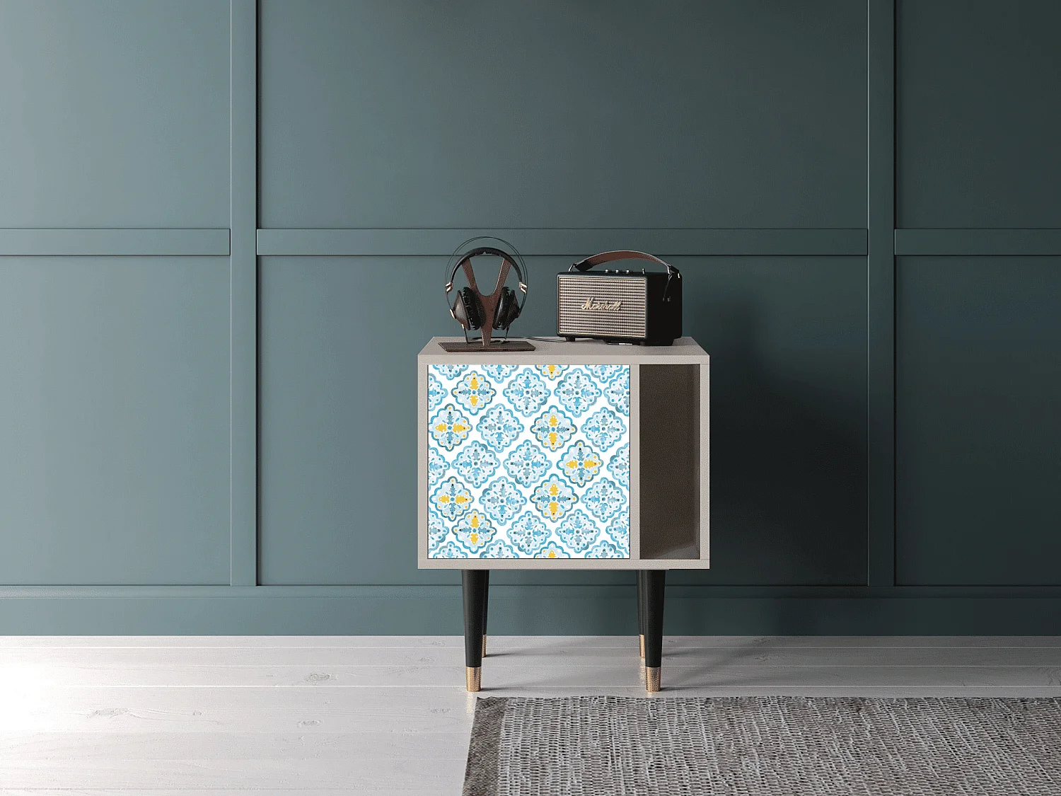 Nachtkastje - 57х69х48 cm - S2 - Portugese tiles, Zand