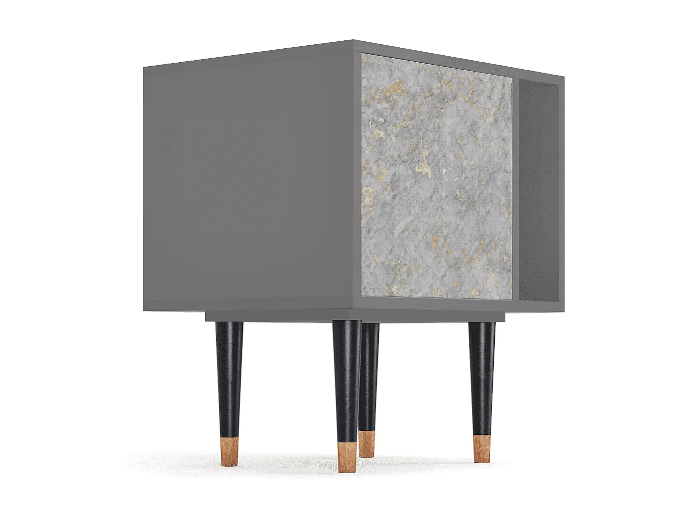 Table de nuit - 57х69х48 cm - S2 - Mariana Trench, Gris