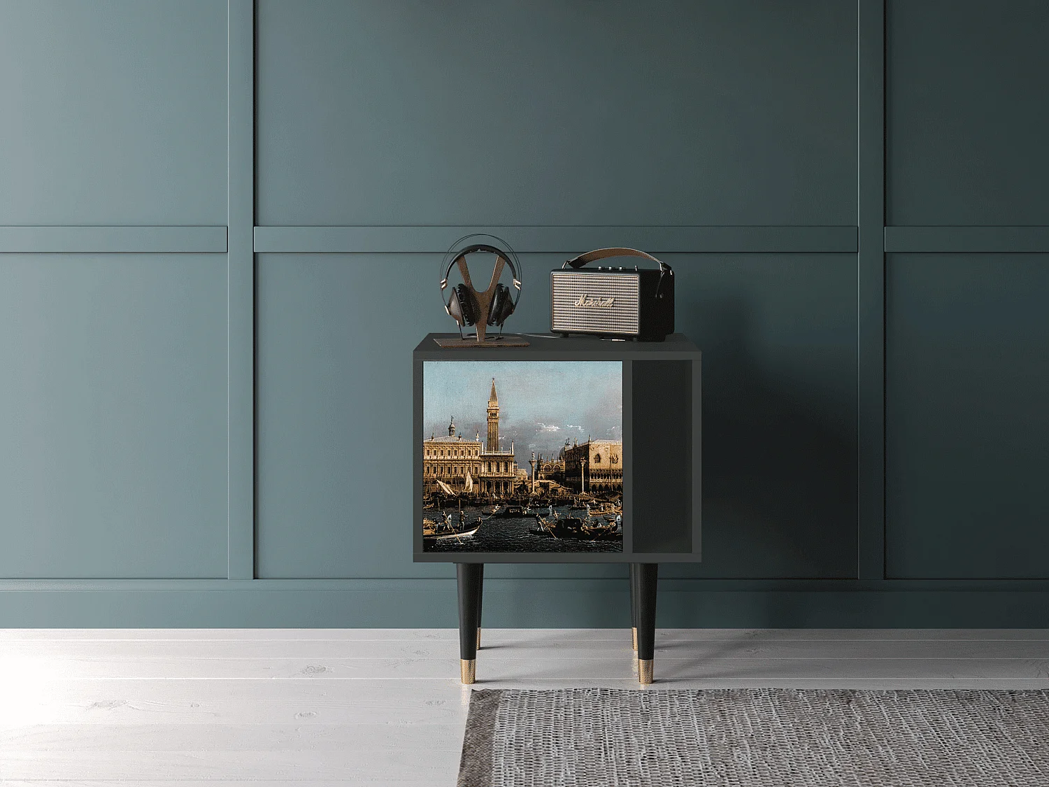 Mesita de noche - 57х69х48 cm - S2 - The Bucintoro, Antracita