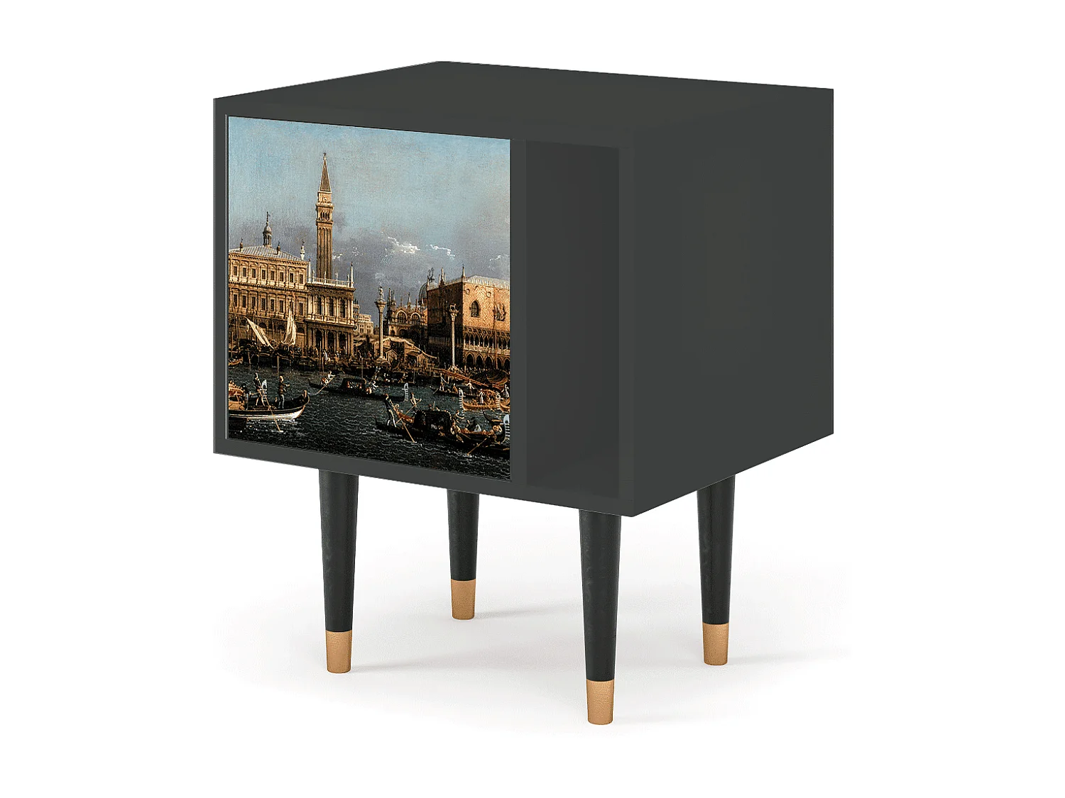 Stolik nocny - 57х69х48 cm - S2 - The Bucintoro, Antracyt