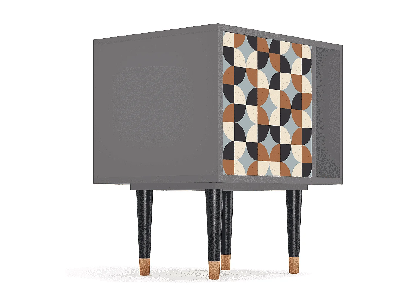 Table de nuit - 57х69х48 cm - S2 - Brown Sensation, Gris