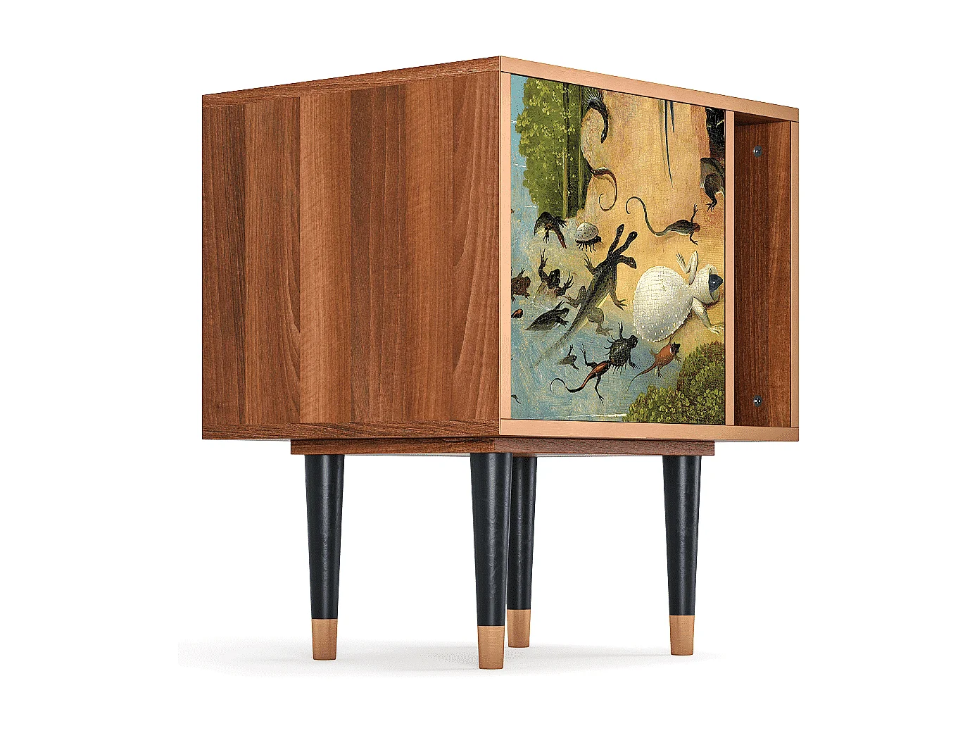 Mesita de noche - 57х69х48 cm - S2 - The Garden by Bosch, Nogal