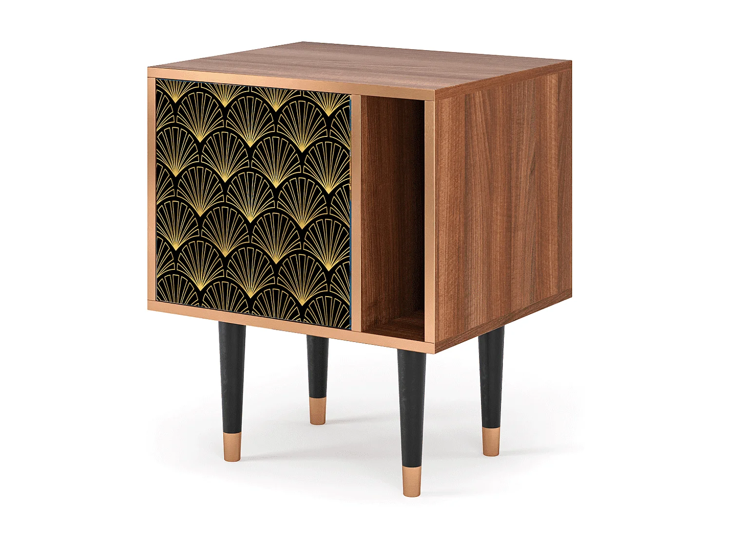 Table de nuit - 57х69х48 cm - S2 - Bird of Juno, Noyer