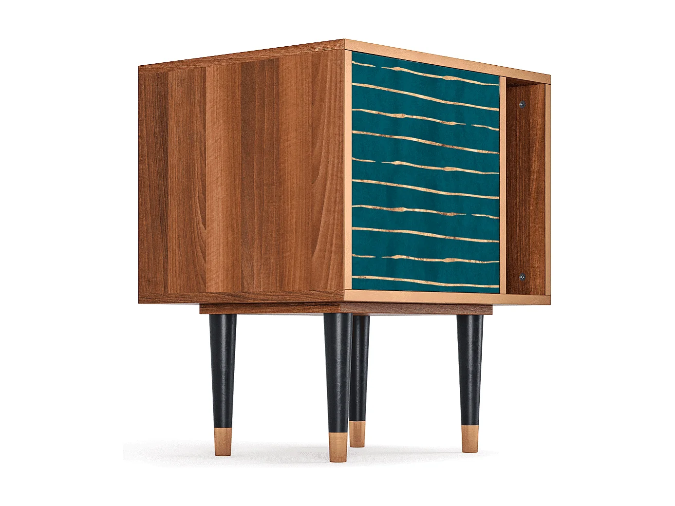 Comodino - 57х69х48 cm - S2 - Ocean Drive, Noce