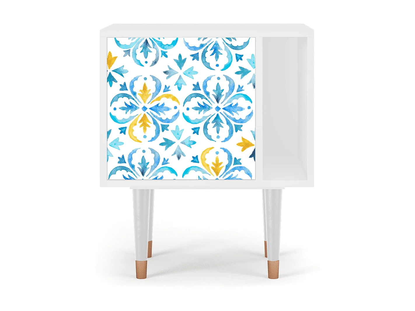 Table de nuit - 57х69х48 cm - S2 - Lisbon Flover, Blanc