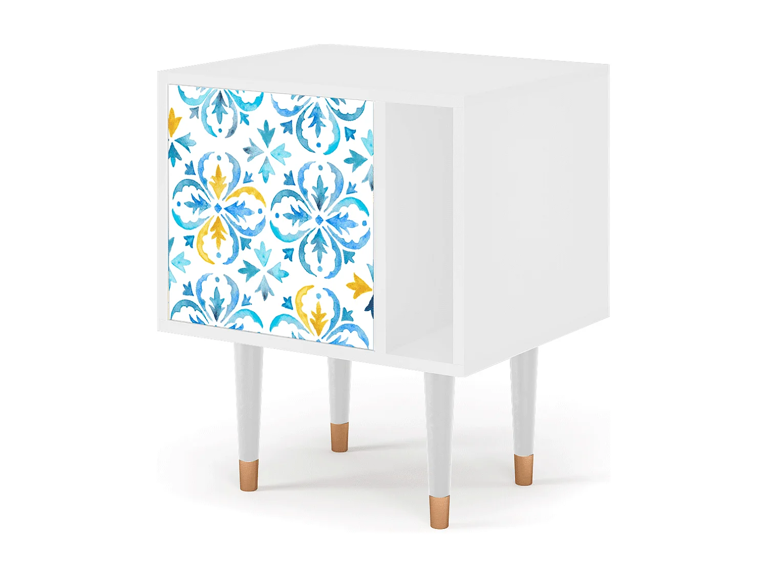 Table de nuit - 57х69х48 cm - S2 - Lisbon Flover, Blanc