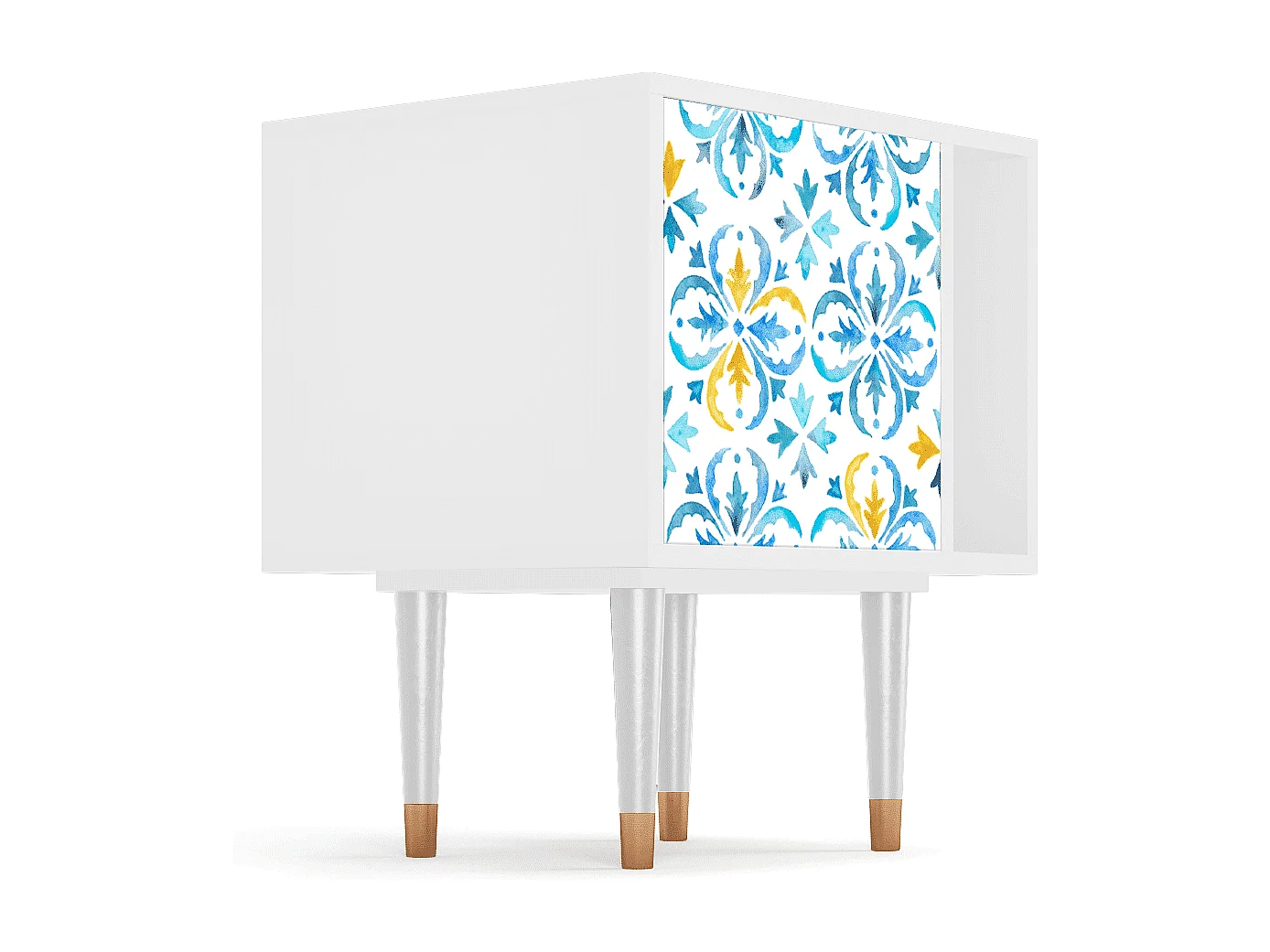 Table de nuit - 57х69х48 cm - S2 - Lisbon Flover, Blanc