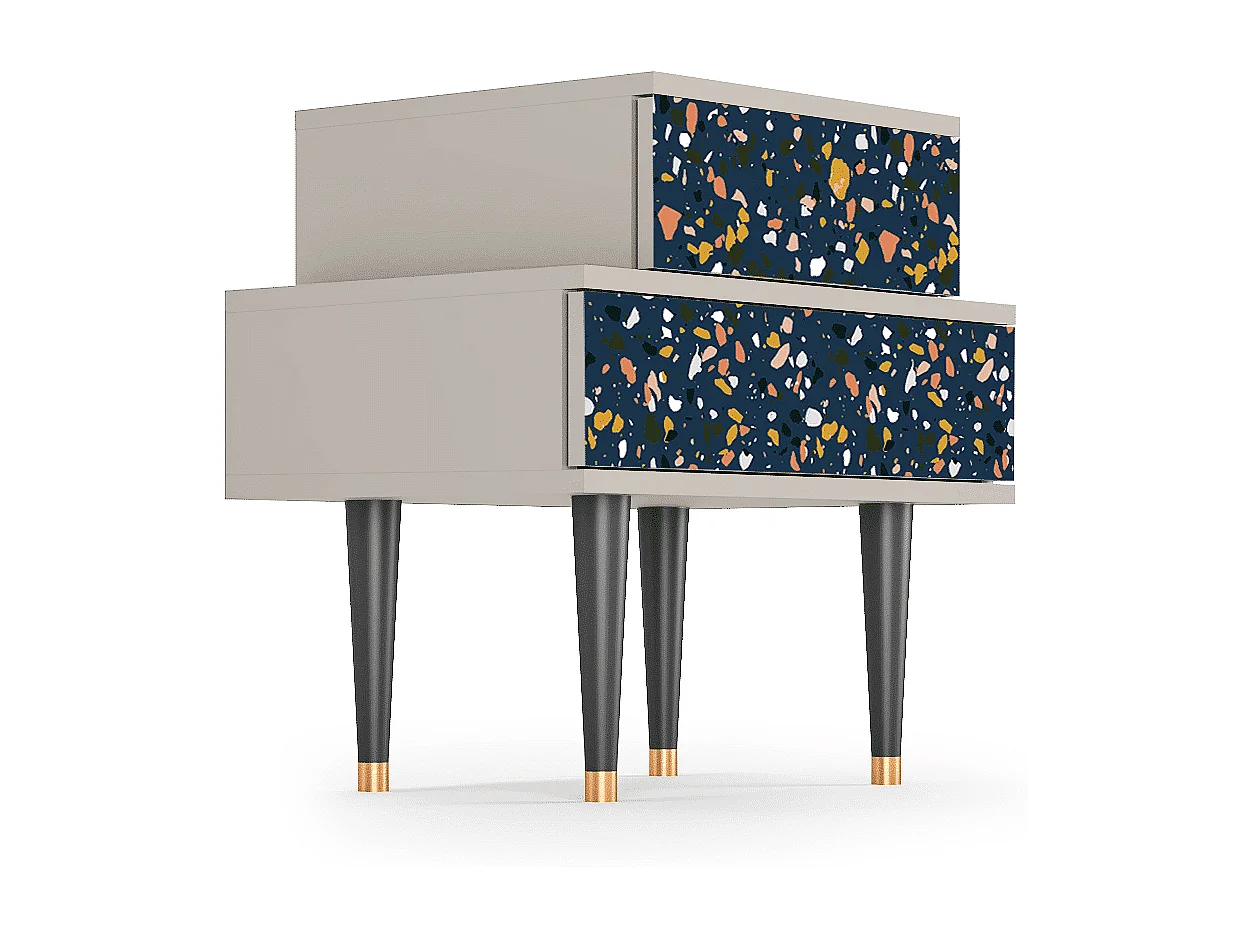 Table de nuit - 58х58х41 cm - NS1 - Night Sky Langhterns, Sable