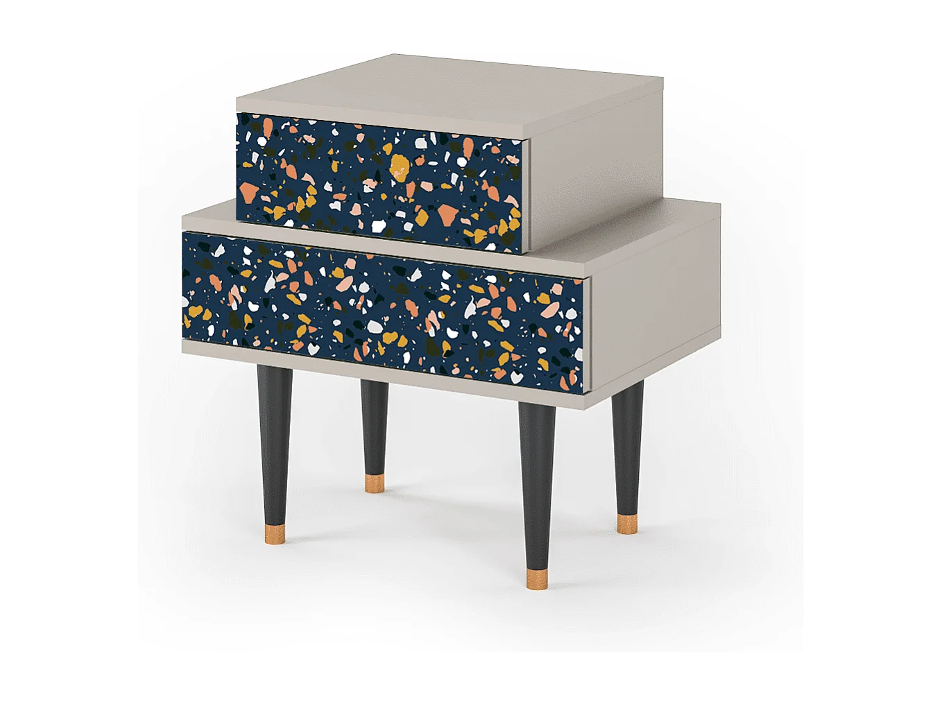 Table de nuit - 58х58х41 cm - NS1 - Night Sky Langhterns, Sable