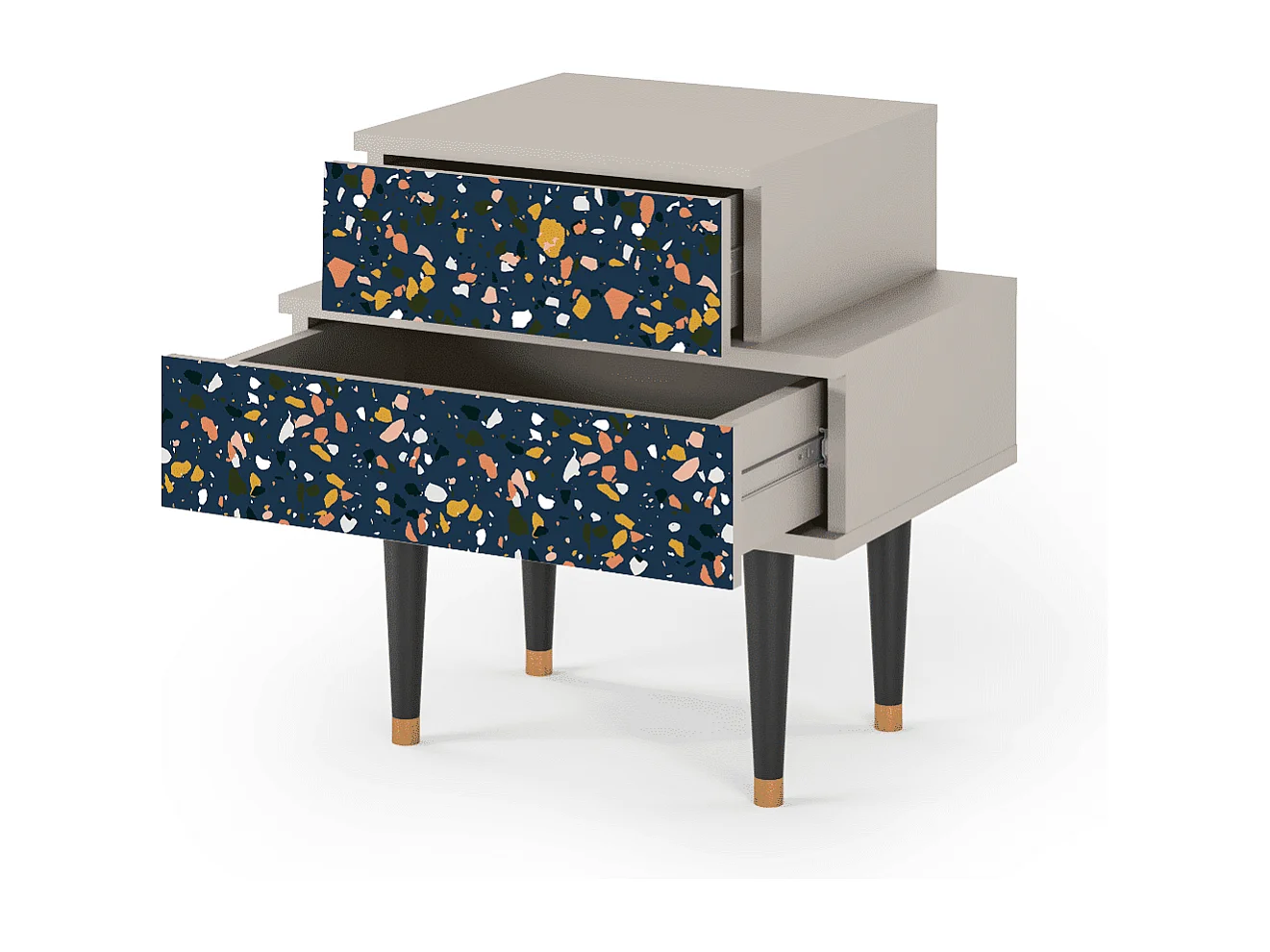 Table de nuit - 58х58х41 cm - NS1 - Night Sky Langhterns, Sable
