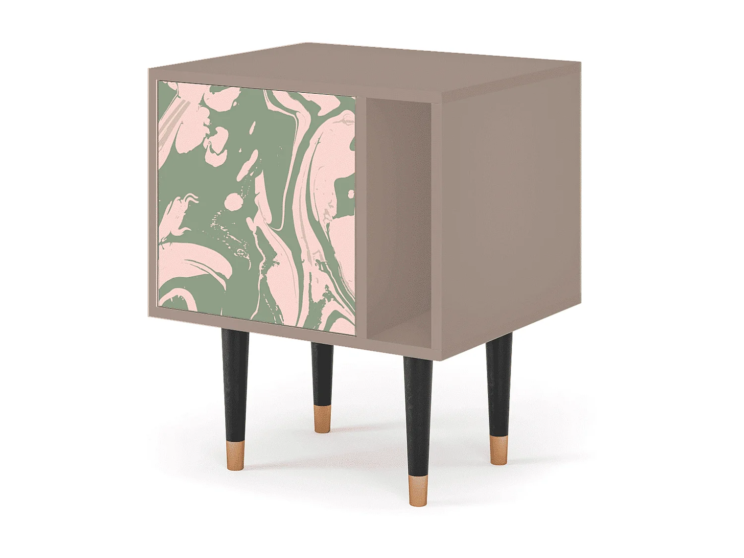 Table de nuit - 57х69х48 cm - S2 - Aquarelle, Latte