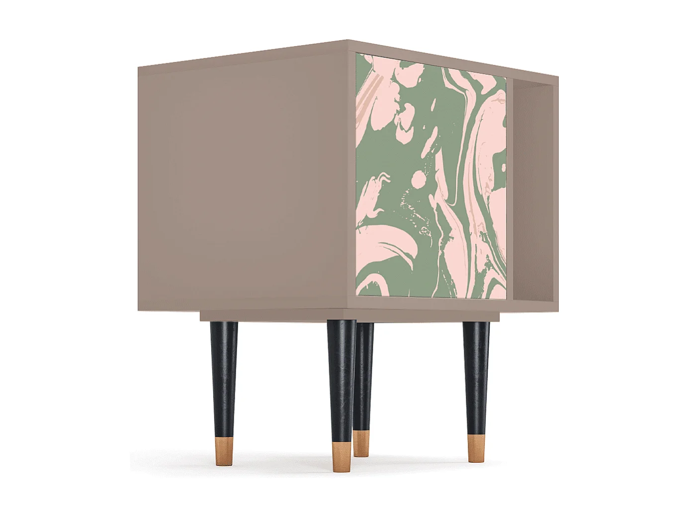 Table de nuit - 57х69х48 cm - S2 - Aquarelle, Latte