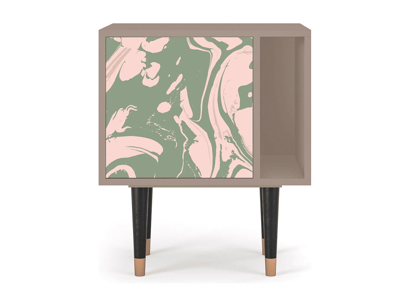 Table de nuit - 57х69х48 cm - S2 - Aquarelle, Latte